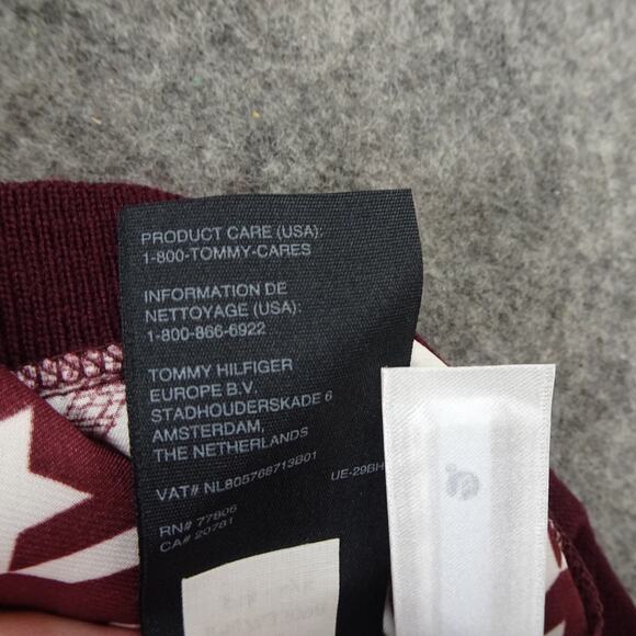 Tommy Hilfiger Sweater Womens Medium Cardigan Houndstooth Luxury Wool B - Picture 11 of 14